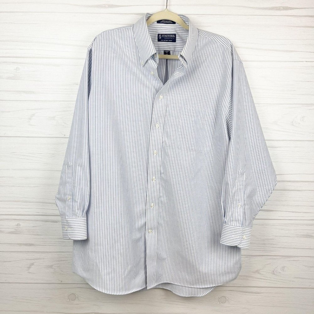 Stafford Oxford Button Down Regular Fit Shirt 17